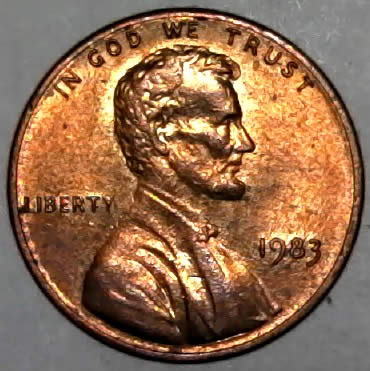 1983-P-Lincoln-Memorial-Cent-1-DO-015-Coppercoin.com-All-Die-Markers-Match